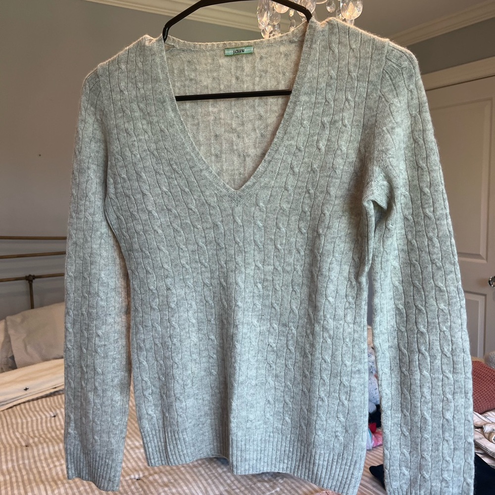 Jcrew Cashmere V-neck Sweater